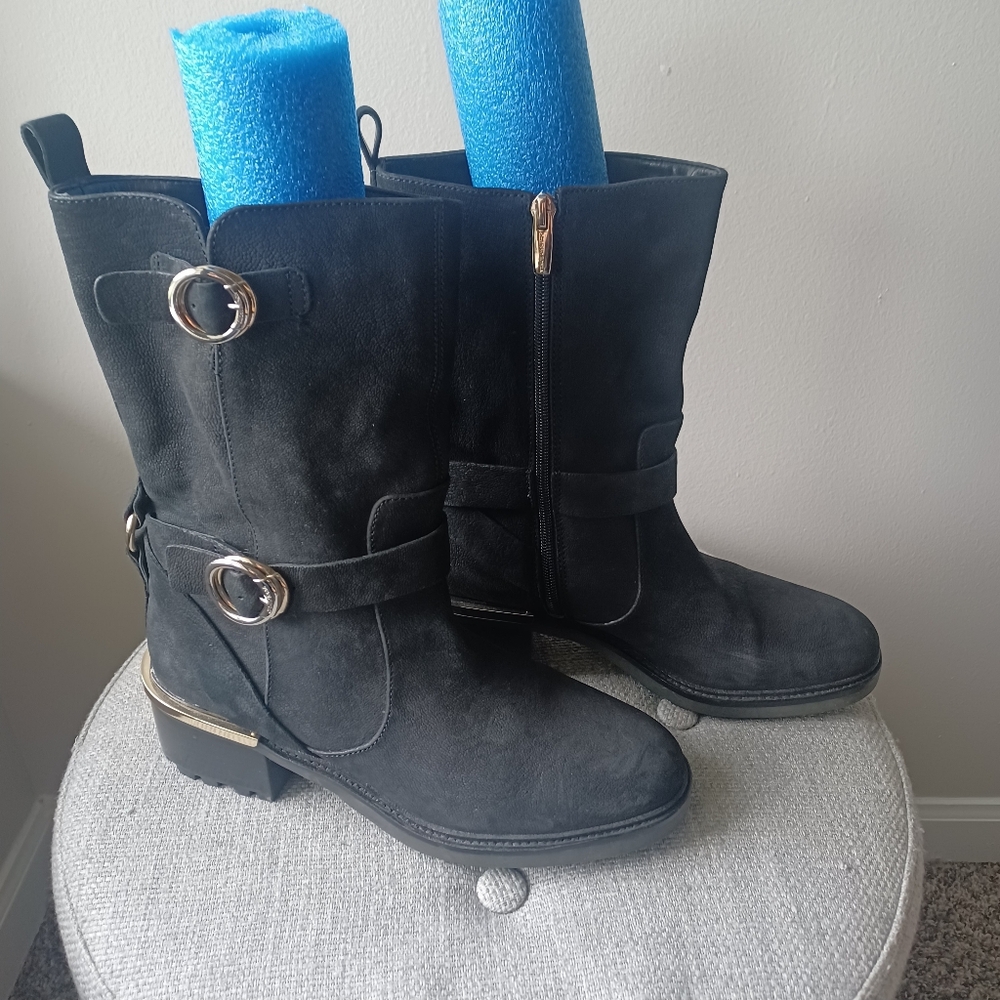 Vince Camuto Kerivini Motto Boots Sz 9